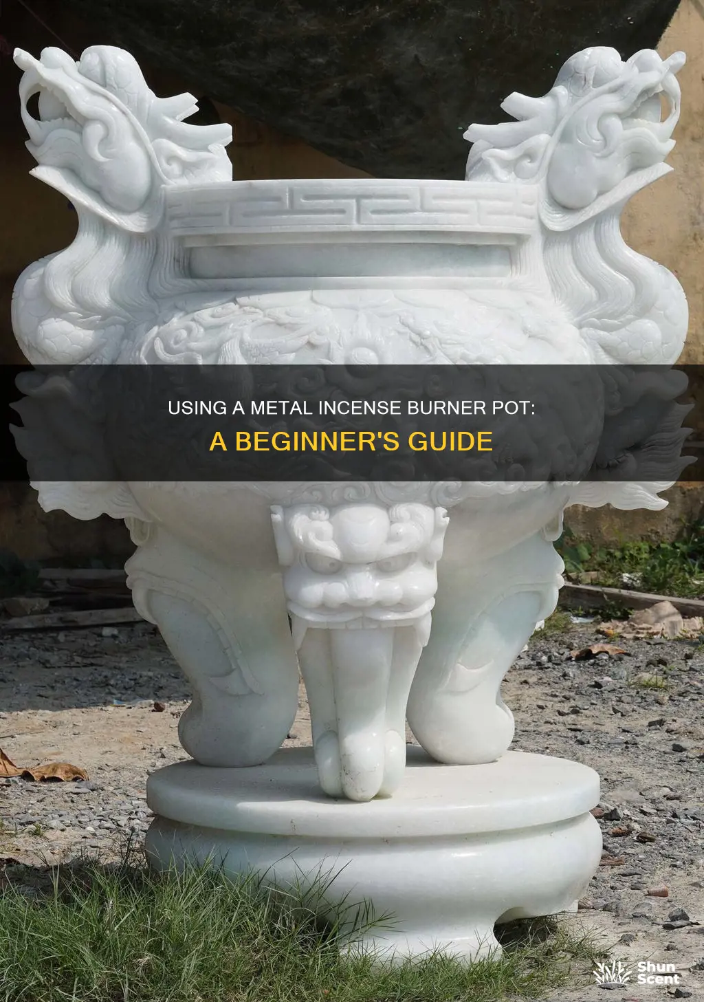 how to use a metal incense burner pot