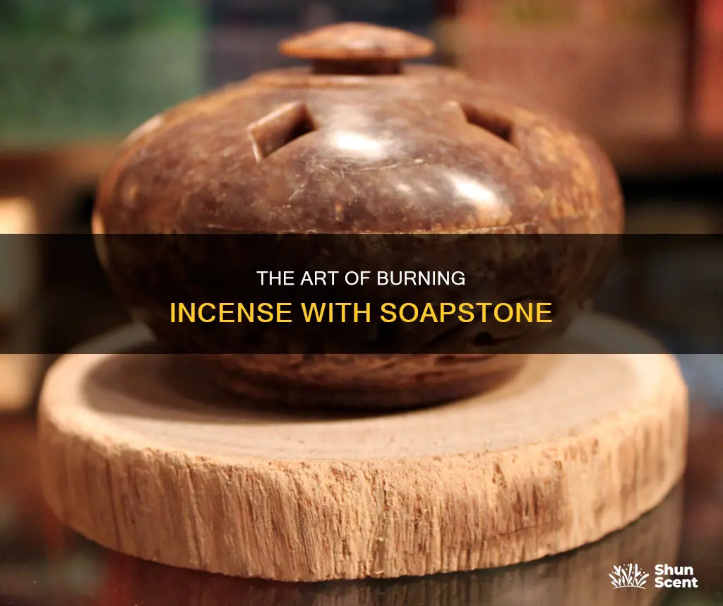 how to use a soapstone incense burner