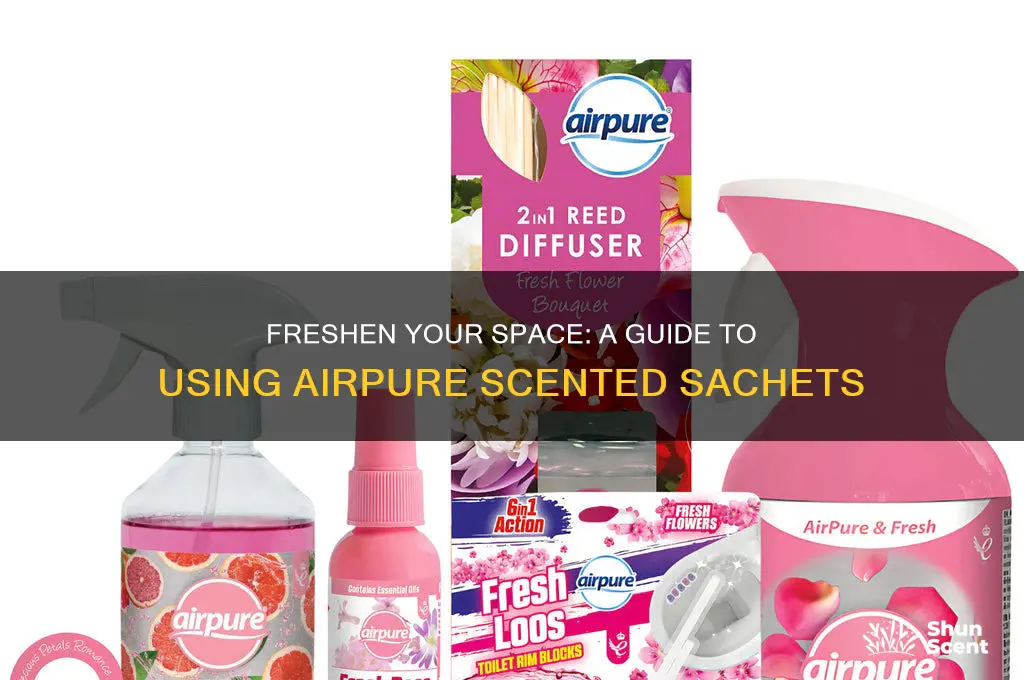 how to use airpure scented sachets