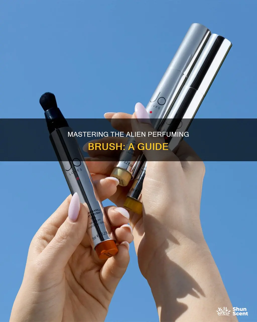 how to use alien perfuming brush