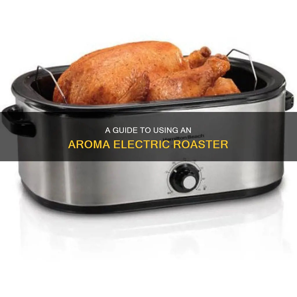 how to use an aroma electric roaster