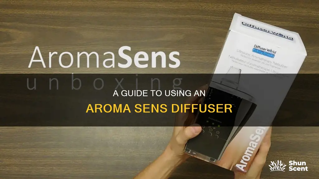 how to use an aroma sens diffuser