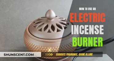 Using an Electric Incense Burner: A Step-by-Step Guide