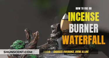 A Relaxing Waterfall: Using an Incense Burner