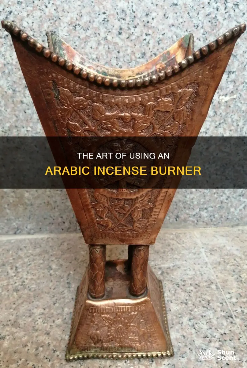 how to use arabic incense burner