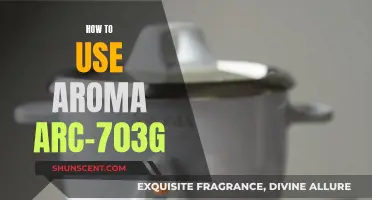 A Guide to Using the Aroma ARC-703G Rice Cooker