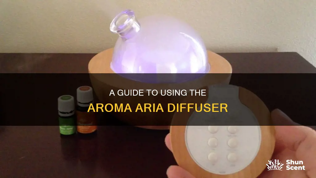 how to use aroma aria diffuser