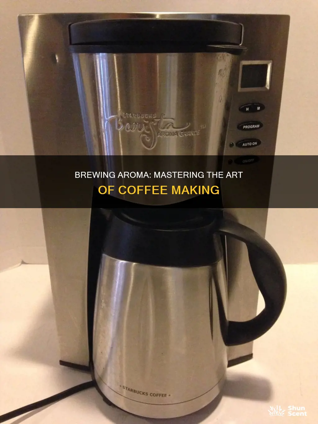 how to use aroma coffee maker