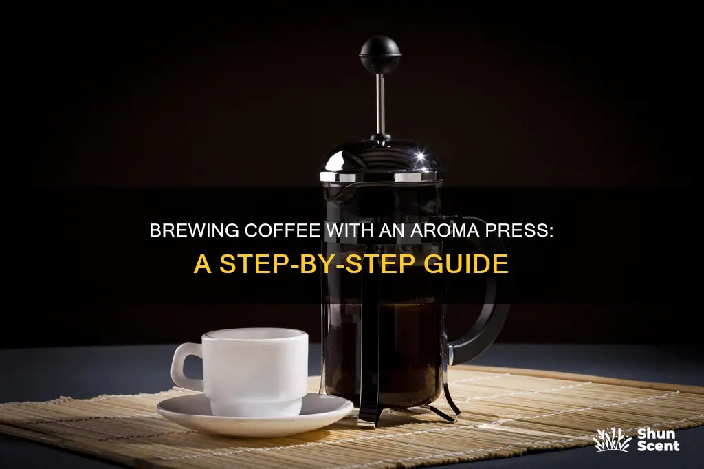 how to use aroma coffee press