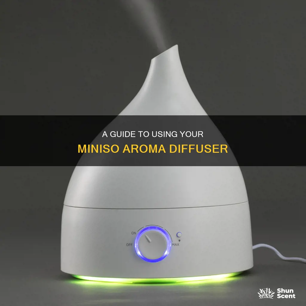 how to use aroma diffuser miniso