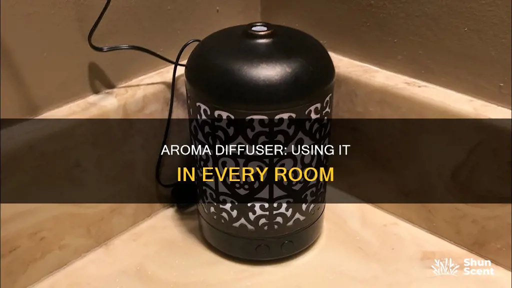 how to use aroma diffuser room to room