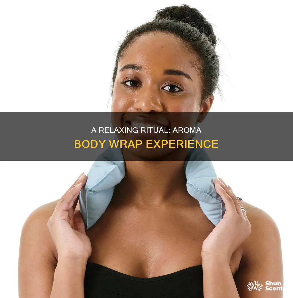 how to use aroma home soothing body wrap