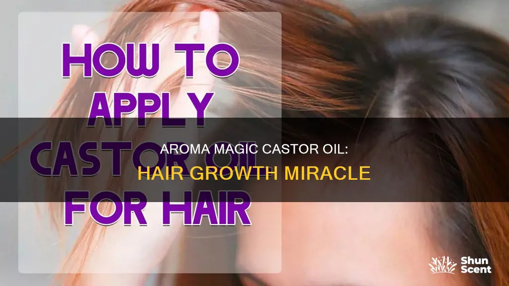 how to use aroma magic castor oil for hair