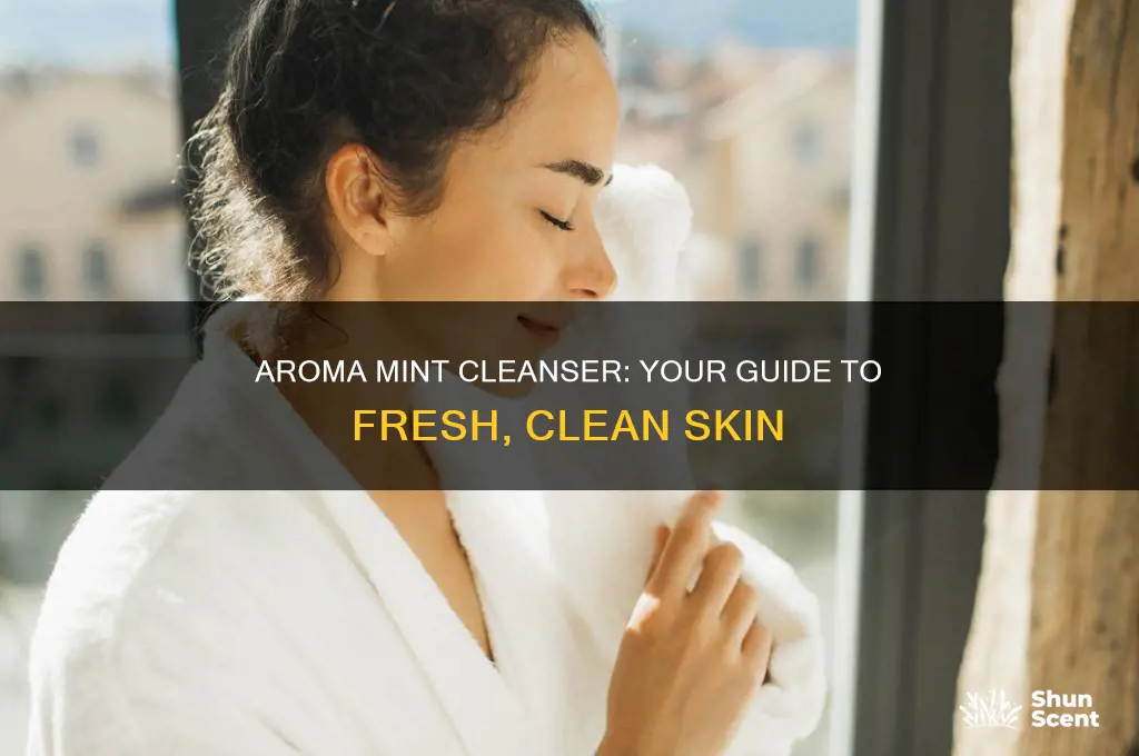 how to use aroma mint cleanser