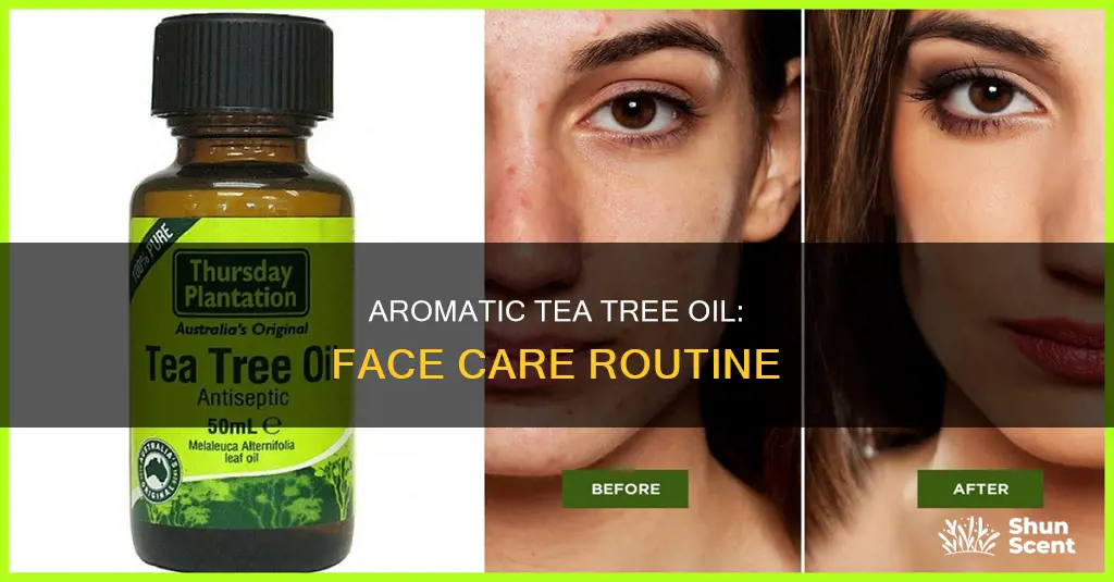 how to use aroma tea tree oil on face