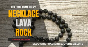 Aromatherapy Necklace: Lava Rock, How to Use It