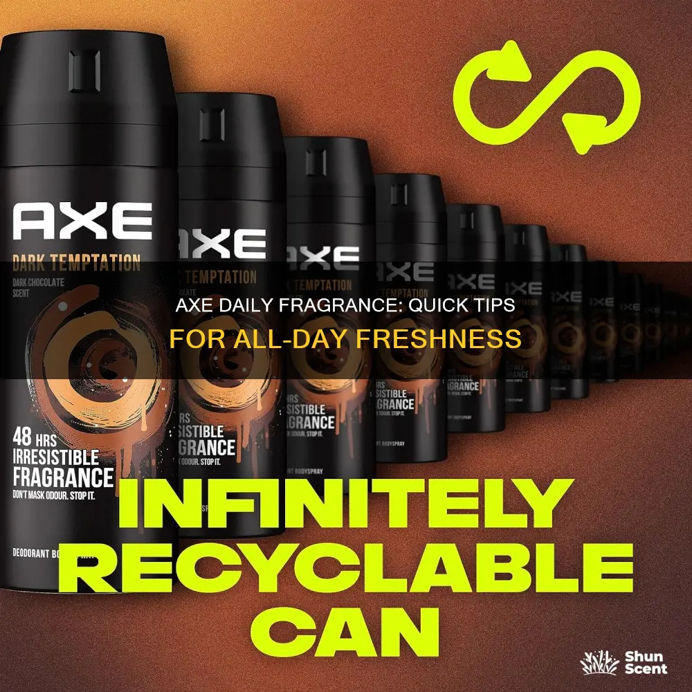 how to use axe daily fragrance