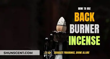 Back Burner Incense: A Guide to Using It