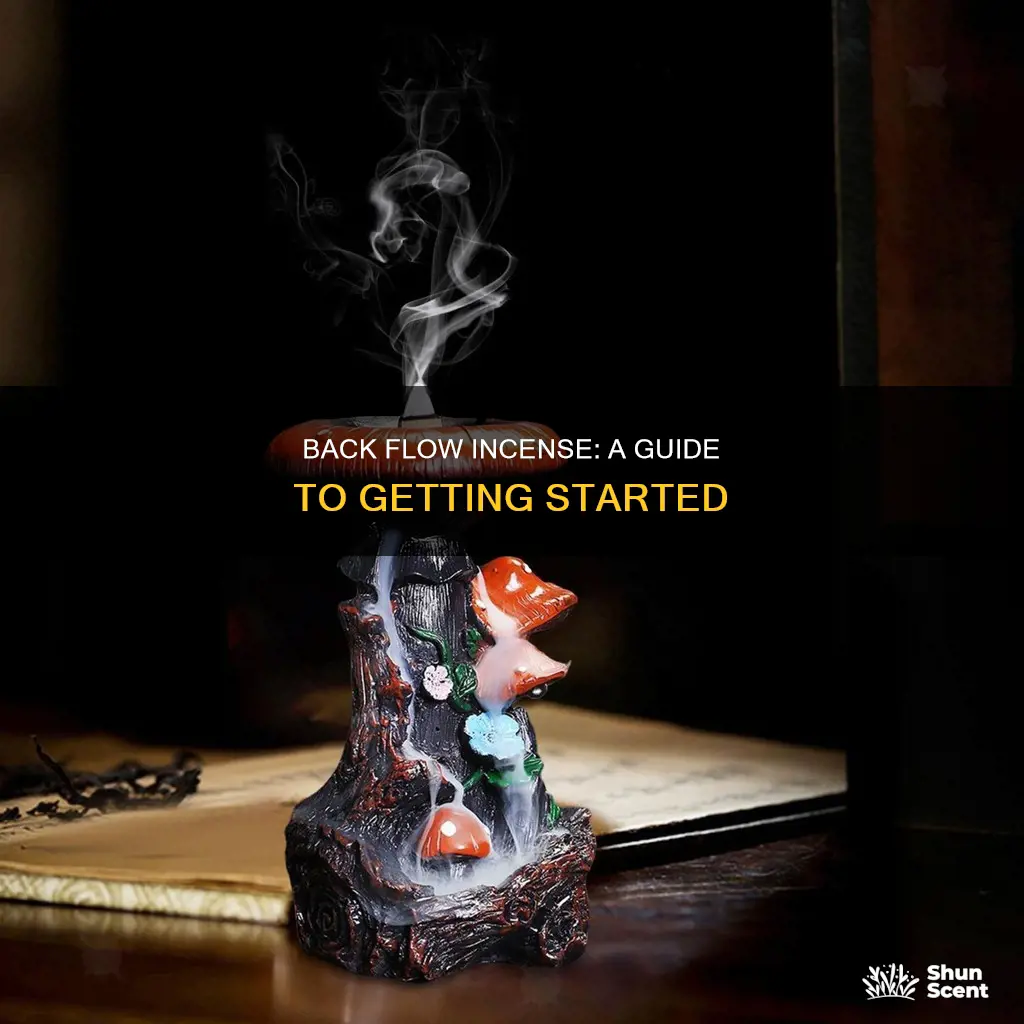 how to use back flow incense