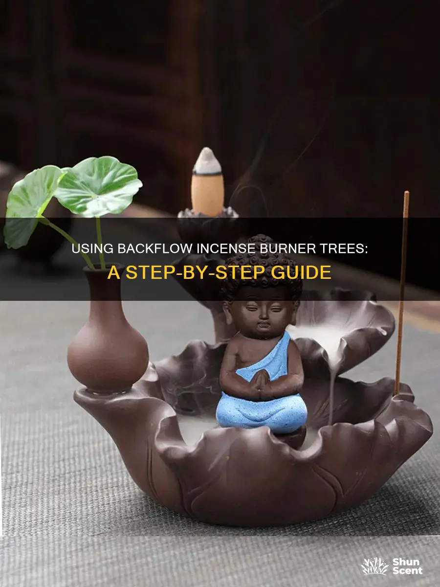 how to use backflow incense burner tree