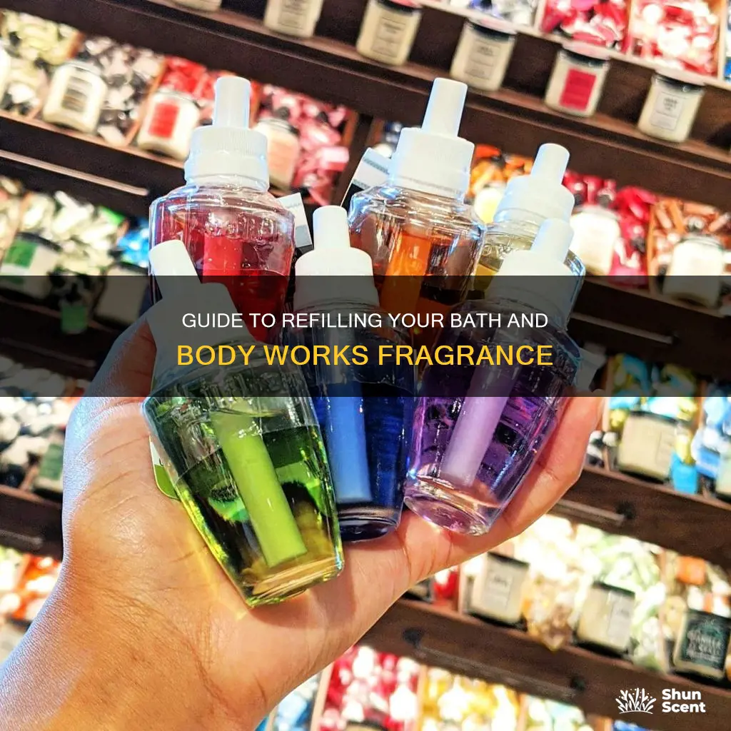 how to use bath and body works fragrance refill
