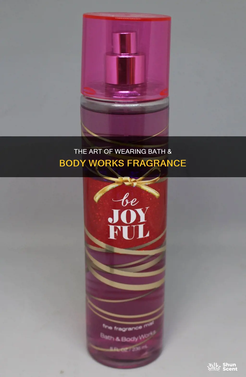 how to use bath and body works perfume