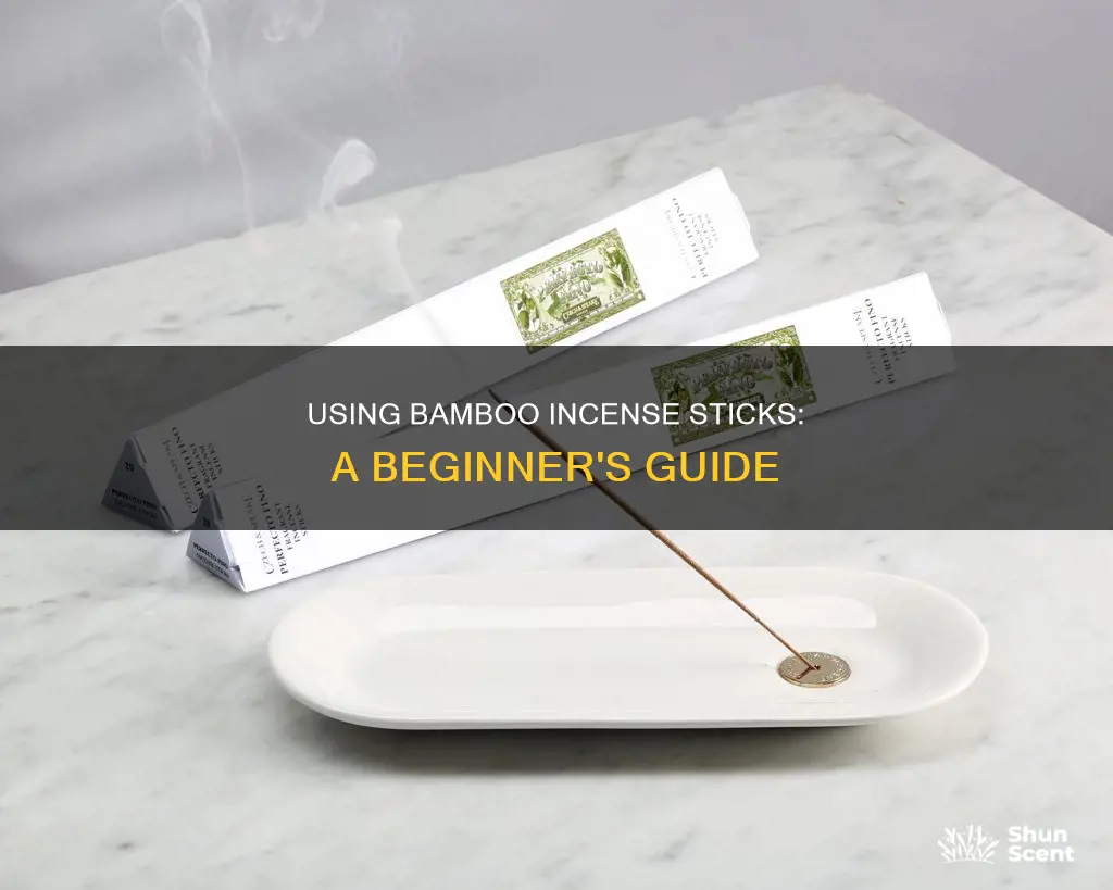how to use blank bamboo incense sticks