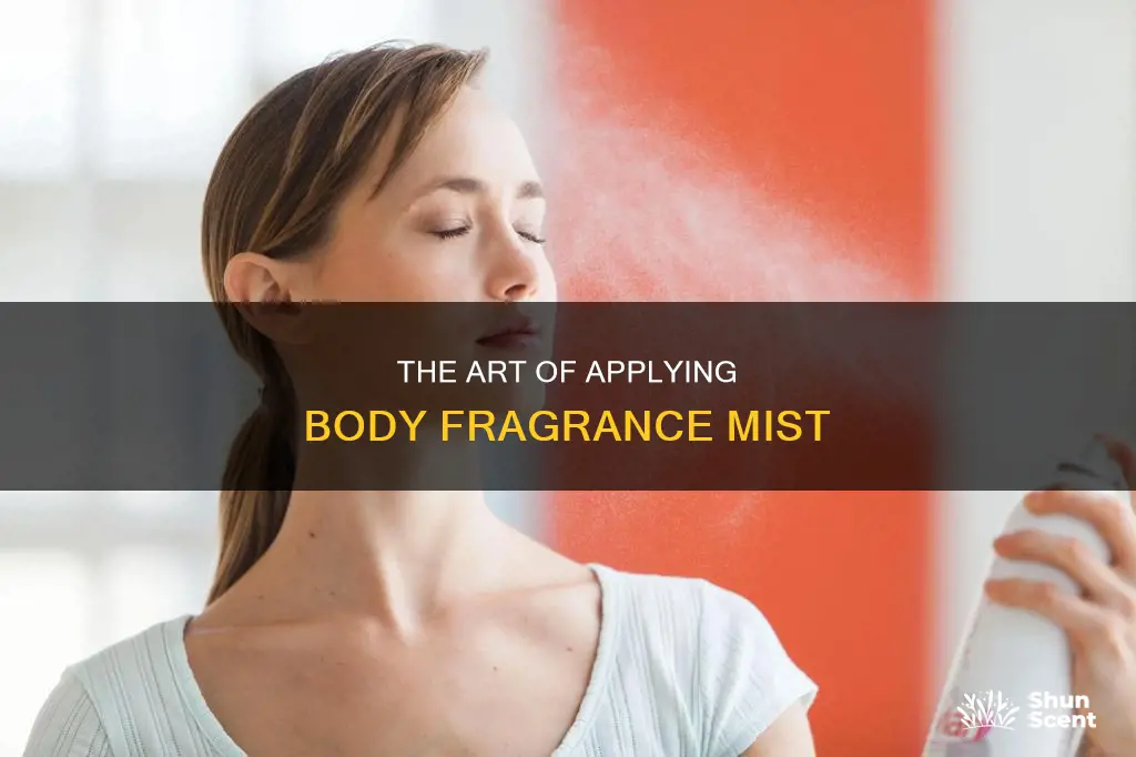 how to use body fragrance mist