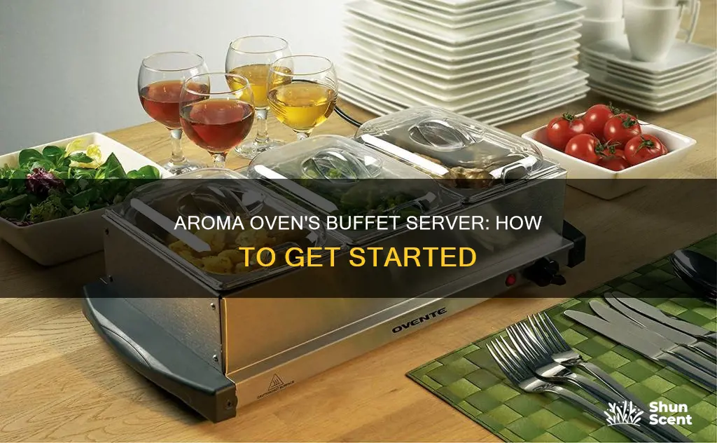 how to use buffet server on aroma oven