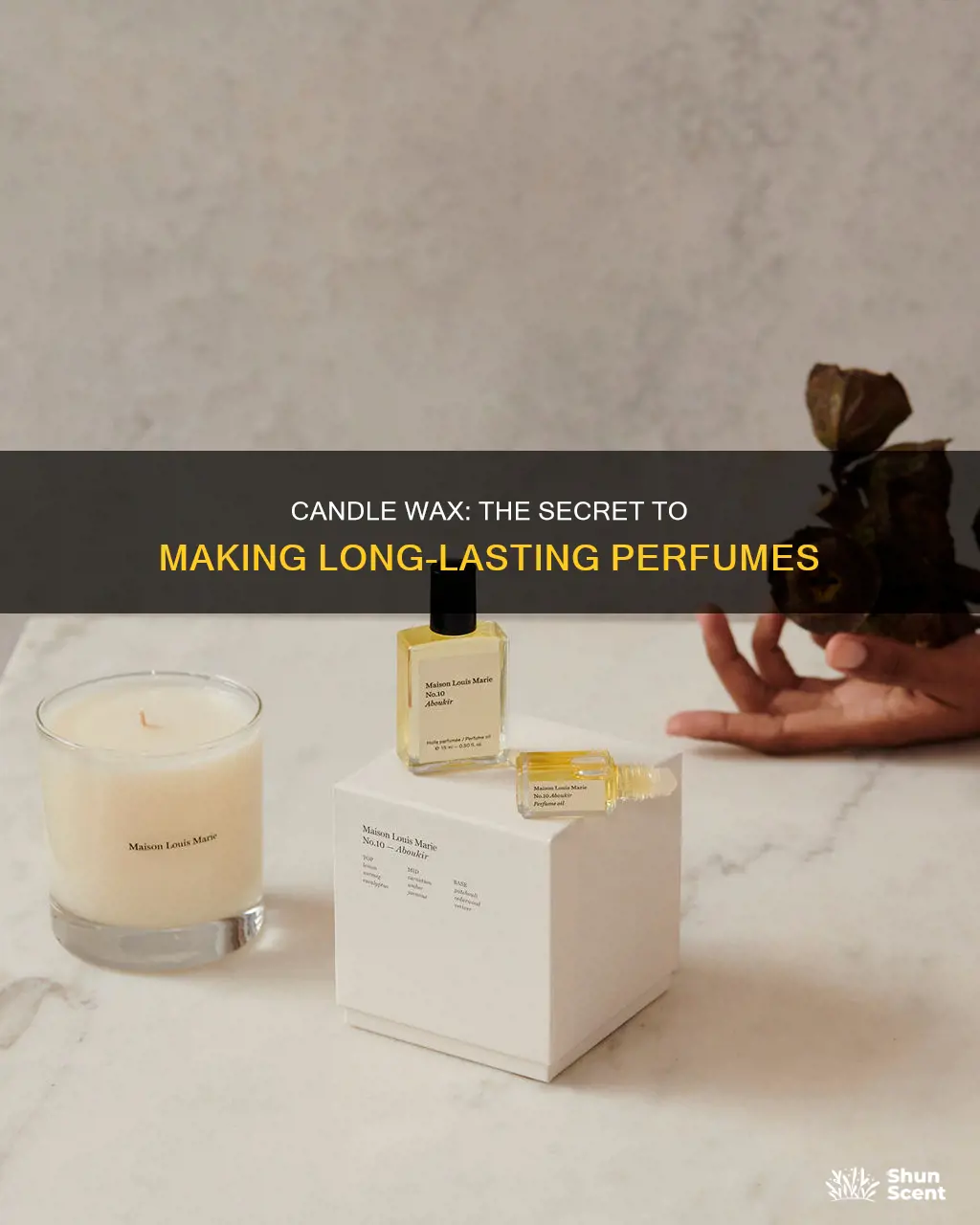 how to use candle wax to make perfume