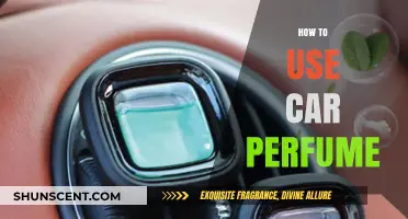The Right Way to Use Car Perfume