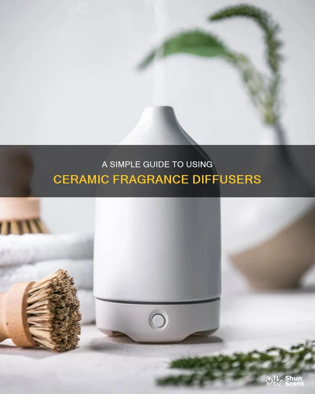 how to use ceramic fragrance diffuser