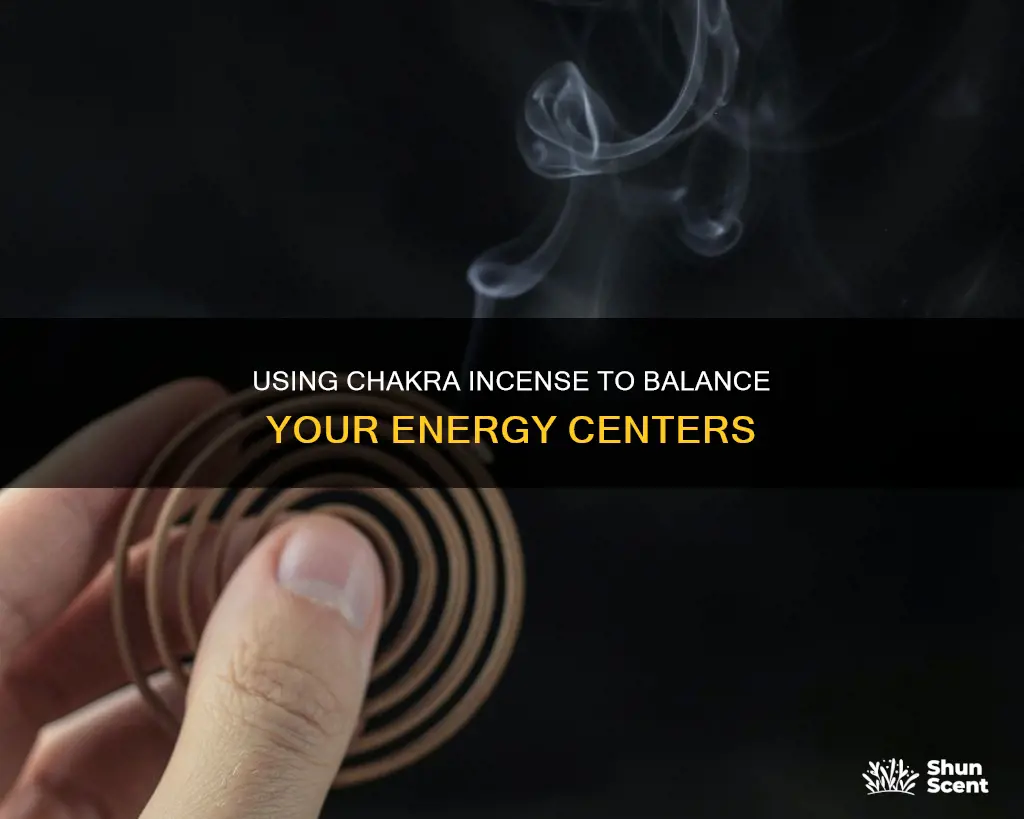 how to use chakra incense