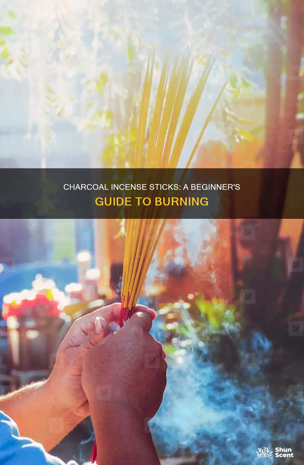how to use charcoal incense sticks