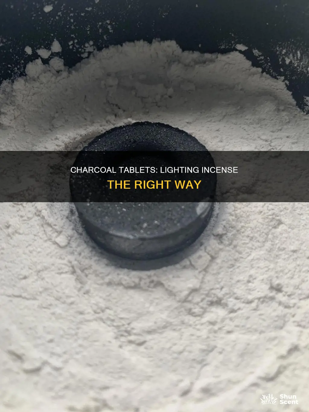 how to use charcoal tablets for incense