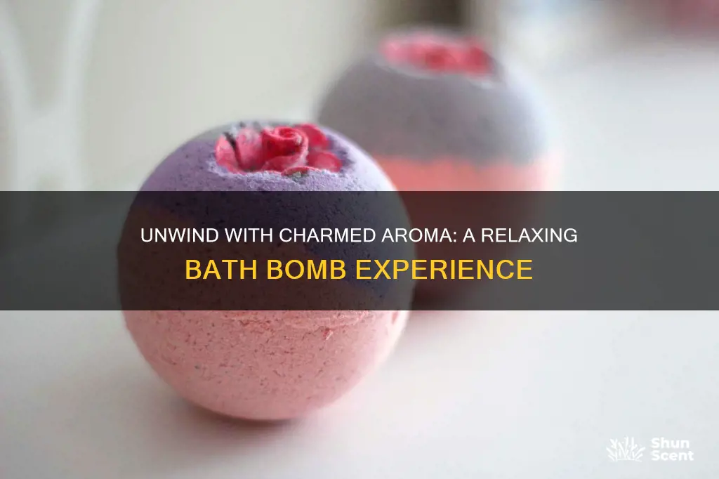 how to use charmed aroma bath bomb