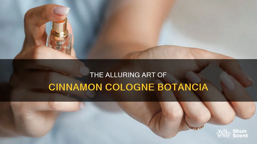 how to use cinnamon cologne botancia