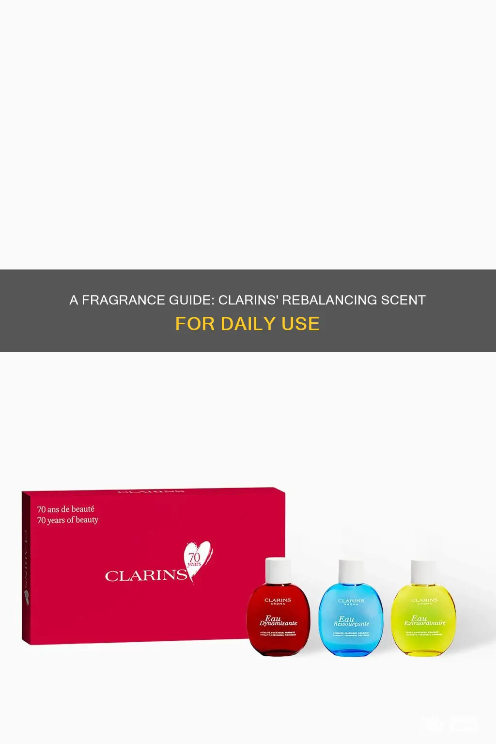 how to use clarins rebalancing fragrance