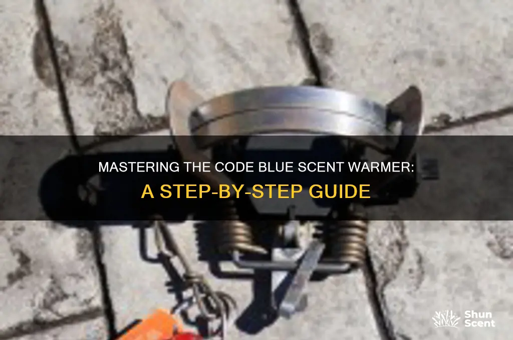 how to use code blue scent warmer