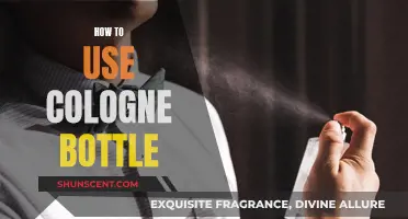 The Art of Using Cologne Bottles Efficiently