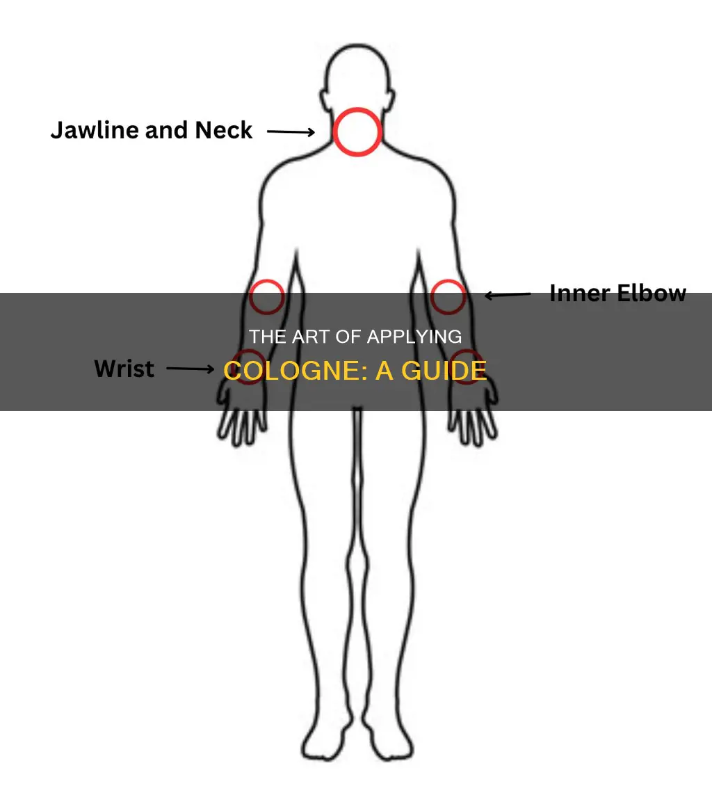 how to use cologne perfume