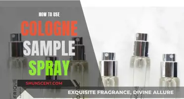 Maximizing Cologne Sample Sprays: A Guide to Proper Usage