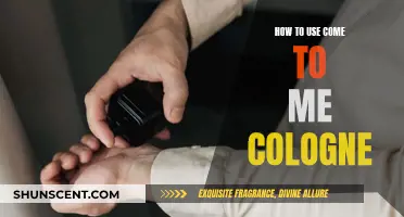 Using Come to Me Cologne: A Beginner's Guide