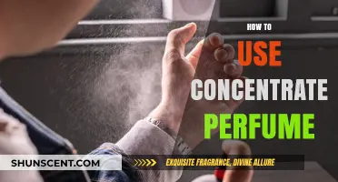 The Art of Applying Concentrated Perfume
