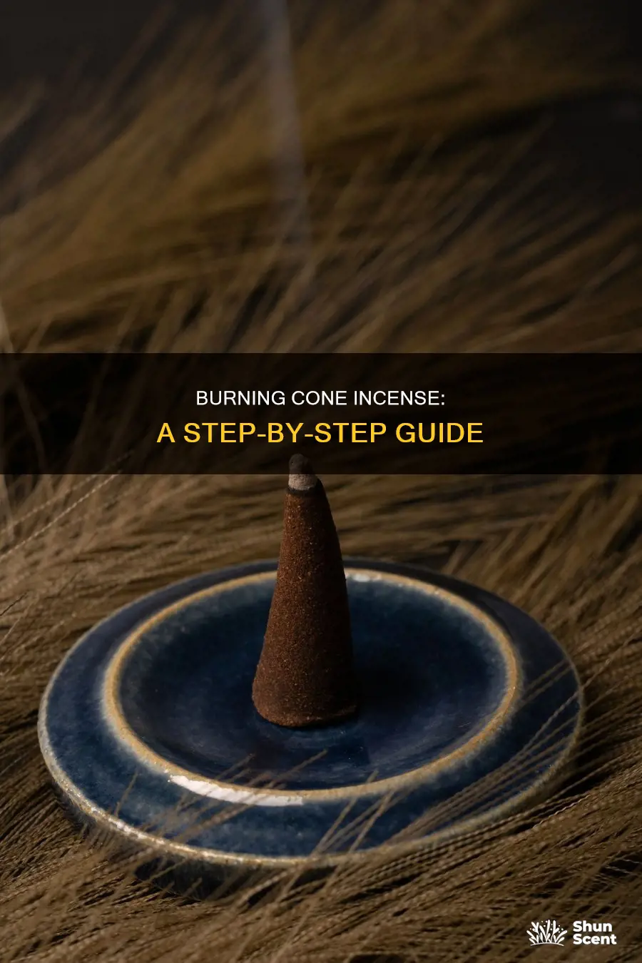 how to use cone shaped incense