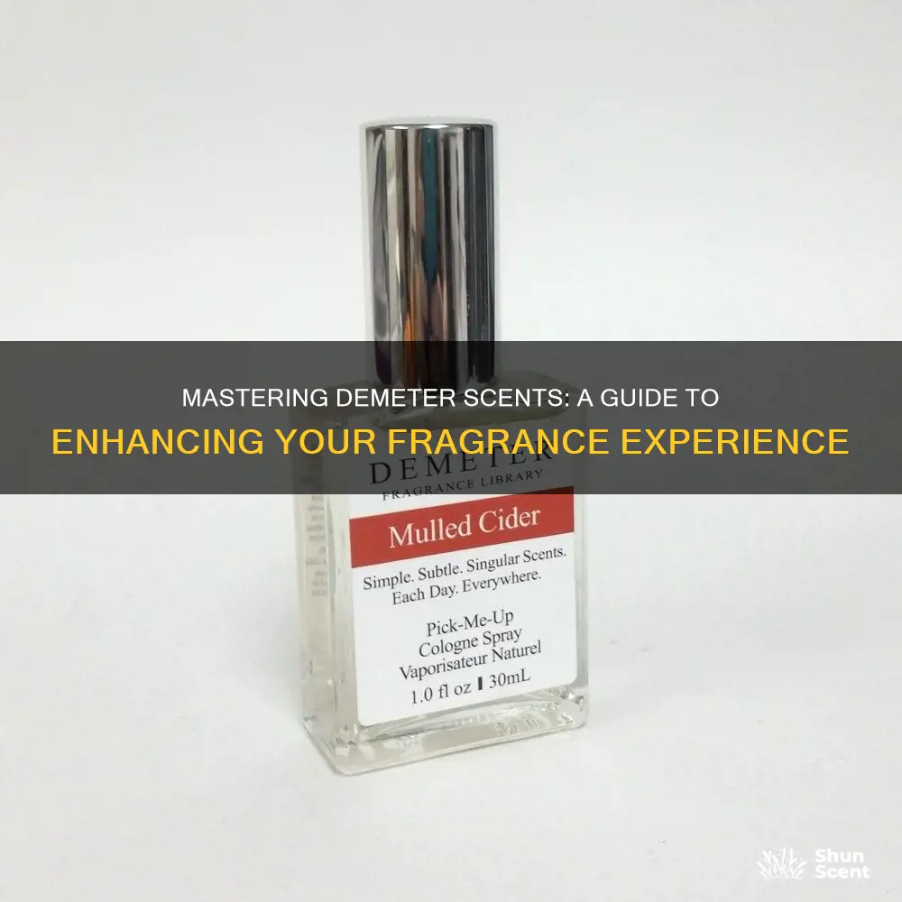 how to use demeter fragrances