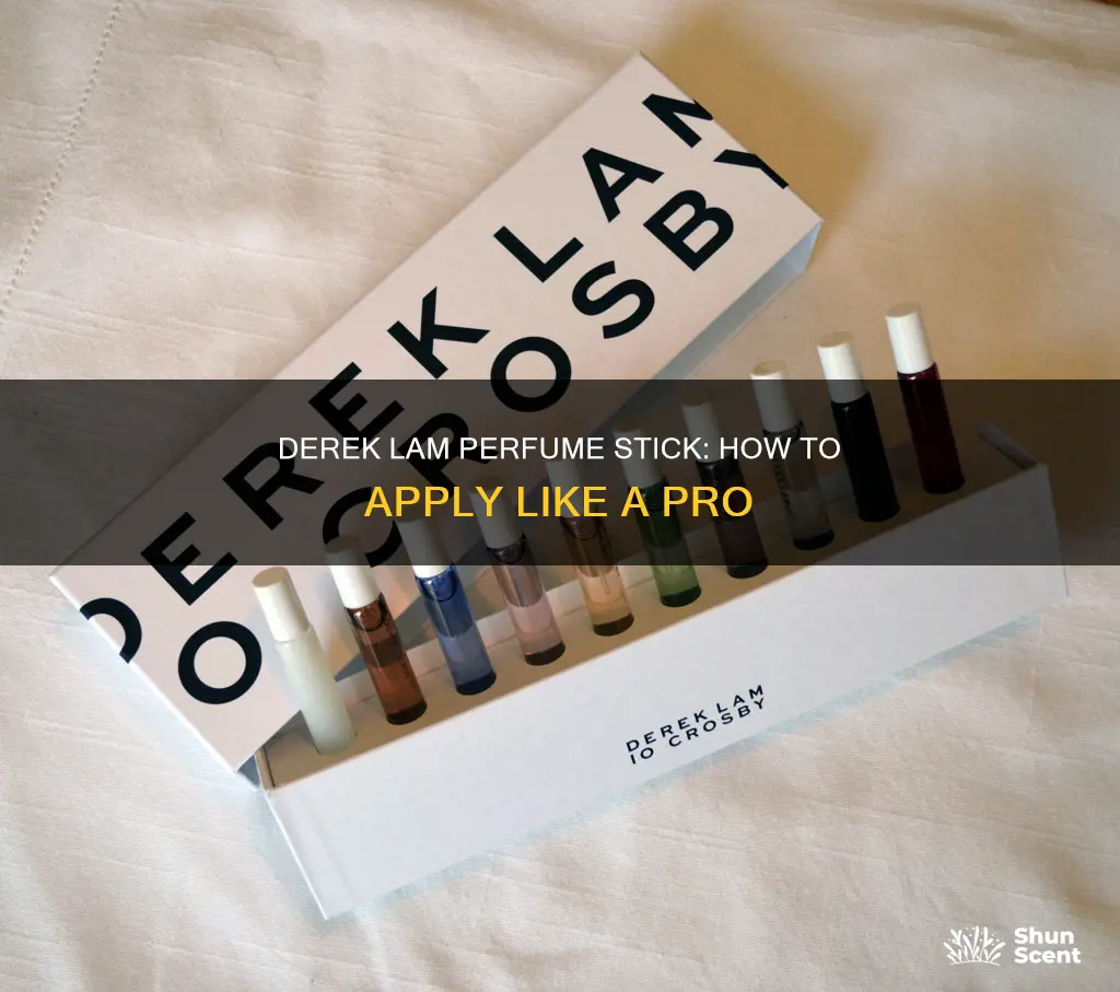 how to use derek lam perfume stick