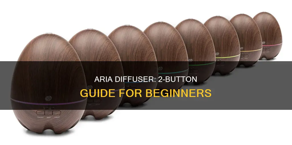 how to use diffuser oil aroma aria 2 button