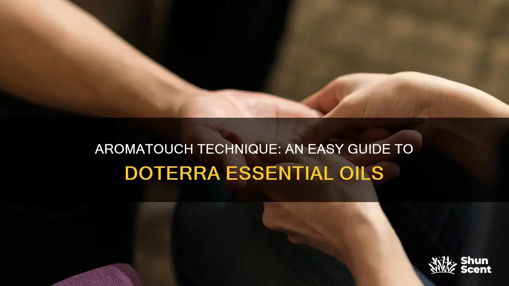 how to use doterra aroma touch