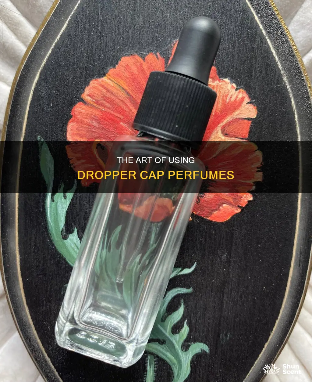 how to use dropper cap perfume